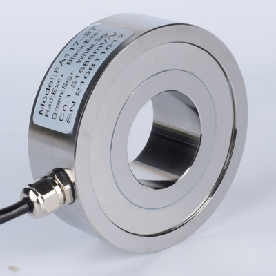10-200kn रिंग फोर्स सेंसर 1.5mv / V स्टेनलेस स्टील लोड सेल